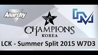 ANC vs IM LCK Champions Summer Split 2015 W7D3 Anarchy vs  Longzhu IM game 2 highlights thumbnail