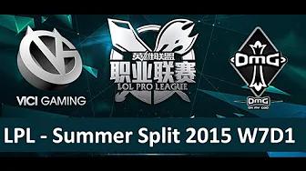 VG vs OMG Tencent LPL Summer Split 2015 W7D1 Vici Gaming vs OMG Game 1 highlights thumbnail