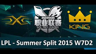 SS vs KG Tencent LPL Summer Split 2015 W7D2 Snake vs King Game 1 highlights thumbnail