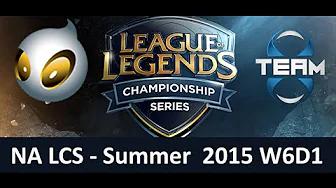 DIG vs T8 NA LCS Championship series Summer Split 2015 W6D1 Dignitas vs Team 8 game highlights thumbnail