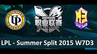 UP vs M3 Tencent LPL Summer Split 2015 W7D3 Unlimited Potential vs Masters 3 Game 2 highlights thumbnail