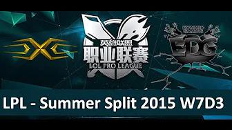 SS vs EDG Tencent LPL Summer Split 2015 W7D3 Snake vs Edward Gaming Game 2 highlights thumbnail