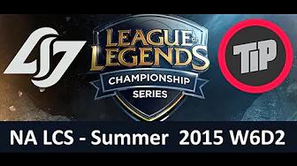 CLG vs TIP NA LCS Championship series Summer Split 2015 W6D2 Counter Logic Gaming vs Team Impulse ga thumbnail