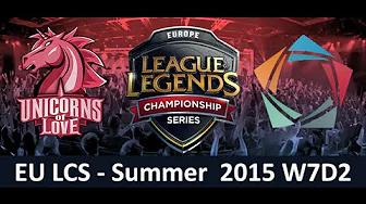 UOL vs EL EU LCS Championship series Summer Split 2015 W7D2 Unicorns of Love vs Elements Game Highli thumbnail