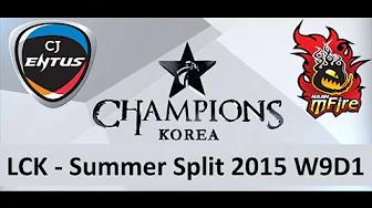 CJ vs NaJin LCK Champions Summer Split 2015 W9D1 CJ Entus vs NaJin emFire Game 1 Highlights thumbnail