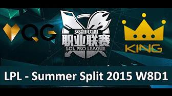 QG vs KG Tencent LPL Summer Split 2015 W8D1 Qiao Gu vs King Game 1 Highlights thumbnail