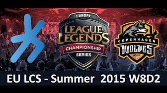 H2K vs CW EU LCS Championship series Summer Split 2015 W8D2 H2K vs Copenhagen Wolves game Highlights thumbnail