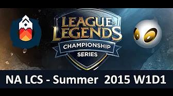 GV vs DIG NA LCS Championship series Summer Split 2015 W8D1 Gravity vs Team Dignitas Highlights thumbnail