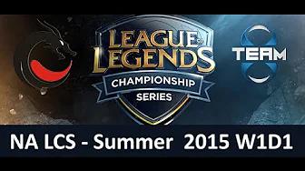 TDK vs T8 NA LCS Championship series Summer Split 2015 W8D1 Team Dragon Knights vs Team 8 Highlights thumbnail