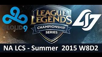 C9 vs CLG NA LCS Championship series Summer Split 2015 W8D2 Cloud9 vs Counter Logic Gaming game High thumbnail