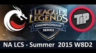 TDK vs TIP NA LCS Championship series Summer Split 2015 W8D2 Team Dragon Knights vs Team Impulse gam thumbnail