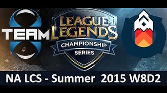 T8 vs GV NA LCS Championship series Summer Split 2015 W8D2 Team 8 vs Gravity game Highlights thumbnail