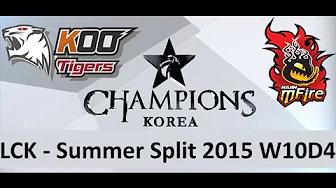 KOO vs NaJin LCK Champions Summer Split 2015 W10D4 Koo Tigers vs NaJin emFire game 2 Highlights thumbnail