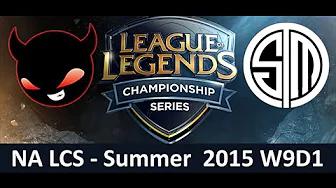 NME vs TSM NA LCS Championship series Summer Split 2015 W9D1 Enemy Esports vs Team SoloMid game High thumbnail