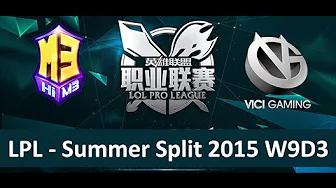 M3 vs VG Tencent LPL Summer Split 2015 W9D3 Master3 vs Vici Gaming Game 2 Highlights thumbnail