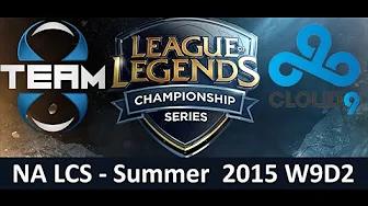 T8 vs C9 NA LCS Championship series Summer Split 2015 W9D2 Team 8 vs Cloud 9 Tiebraker Highlights thumbnail