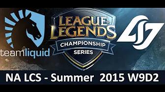 TL vs CLG NA LCS Championship series Summer Split 2015 W9D2 Team Liquid vs Counter Logic Gaming Tieb thumbnail