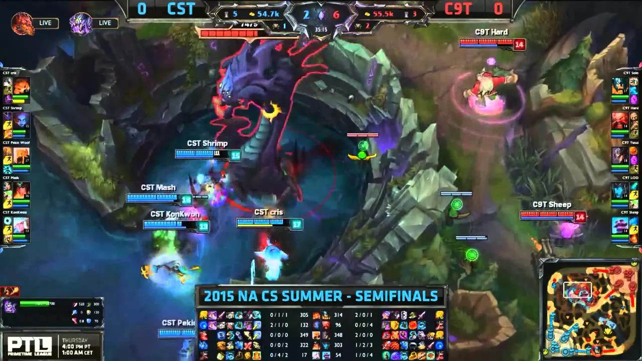 CST vs C9T NA Chellenger series Summer Split 2015 Playoffs Team Coast vs Cloud9 Tempest game 1 hi thumbnail