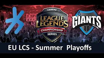 H2K vs GIA EU LCS Championship series Summer Playoffs 2015 H2k Gaming vs Giants game 1 highlights thumbnail