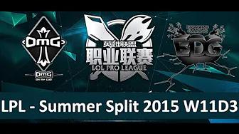 OMG vs EDG Tencent LPL Summer Split 2015 W11D3 OMG vs Edward Gaming  Game 2 highlights thumbnail