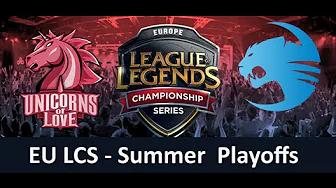 UOL vs ROC EU LCS Championship series Summer Playoffs 2015 Unicorns of Love vs Roccat game 5 highlig thumbnail