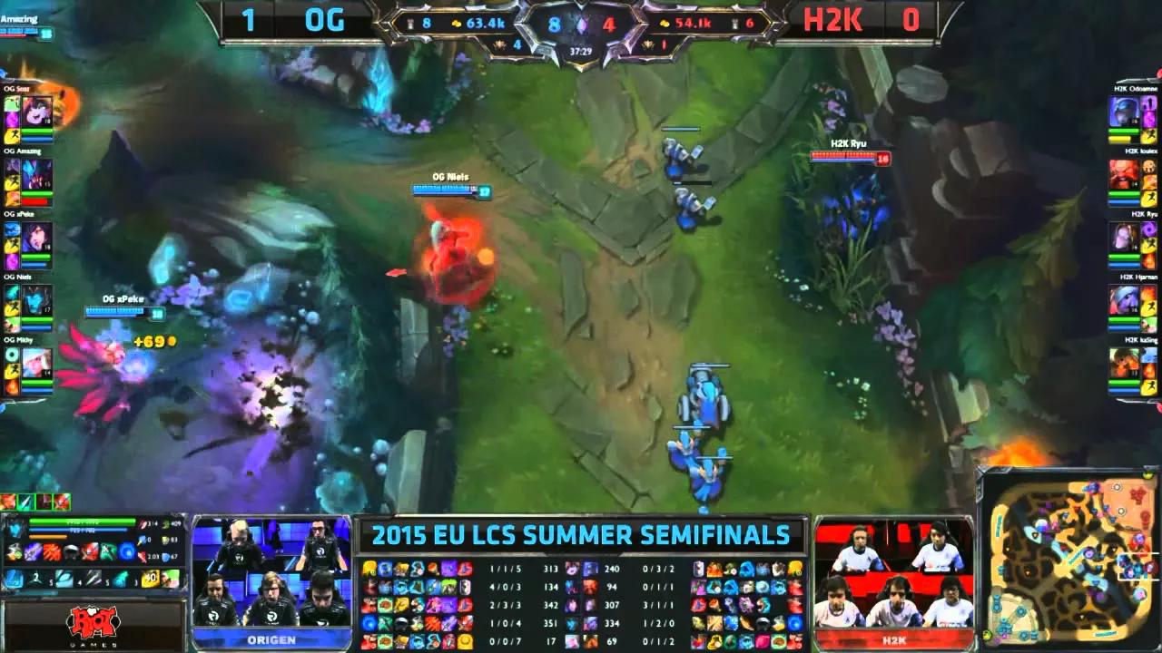 OG vs H2K EU LCS Championship Series Summer Playoffs 2015 Origen vs H2K Gaming 2 highlights thumbnail