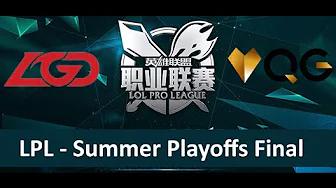 LGD vs QG Tencent Game 3 highlights LPL Summer Playoffs Final 2015 LGD Gaming vs Qiao Gu thumbnail