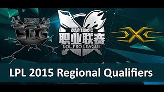 EDG vs SS Game 1 highlights Tencent LPL Regional Qualifiers 2015 Edward Gaming vs Snake thumbnail