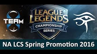 T8 vs IMG Game 2 highlights NA LCS Spring Promotion 2016 Team 8 vs Team Imagine thumbnail