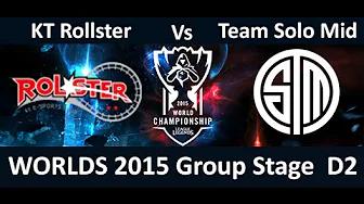 KT vs TSM Game Highlights S5 WC D2 Season 5 Worlds Day 2 KT Rollster Score vs Team Solo Mid Bjergsen thumbnail