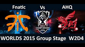 FNC vs AHQ Game Highlights S5 Worlds W2D4 Season 5 Fnatic vs AHQ eSports thumbnail