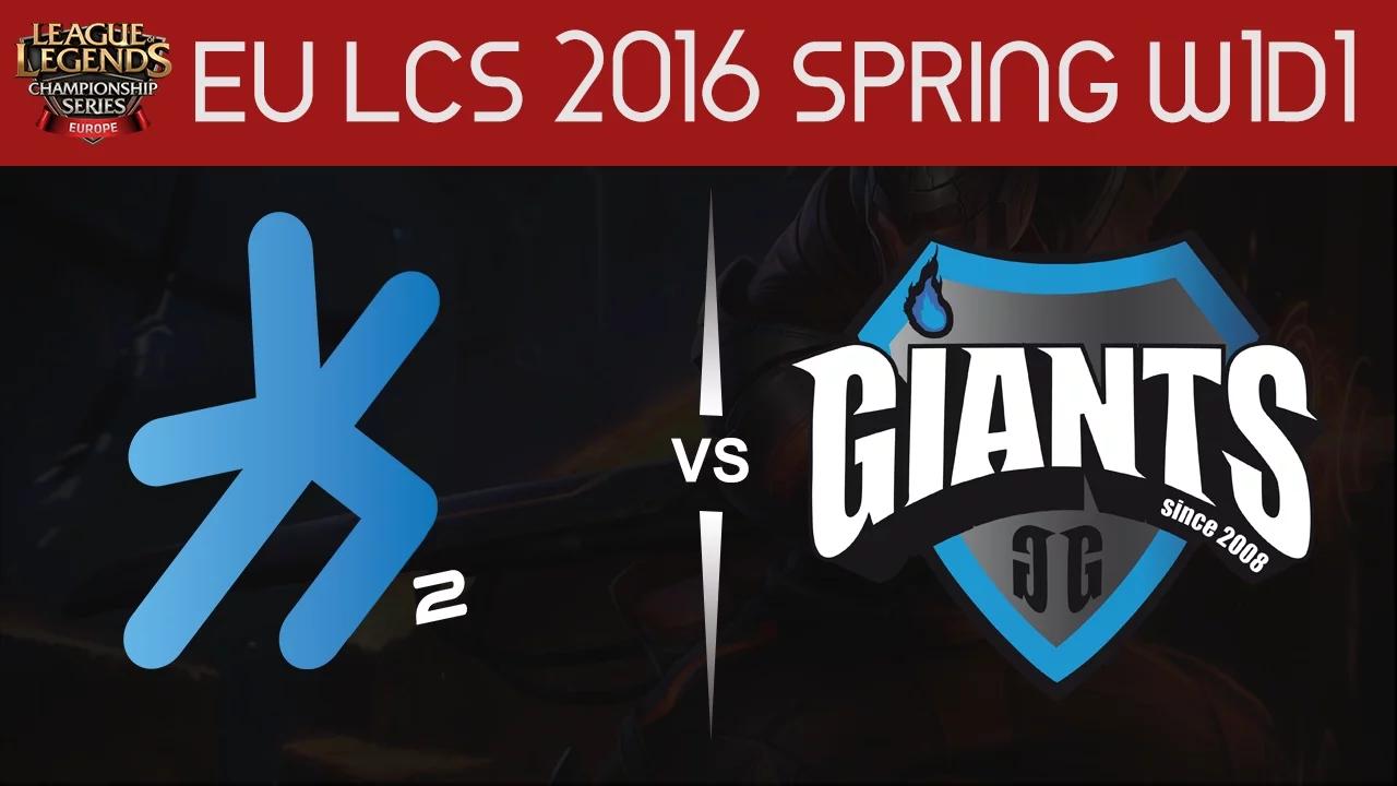 H2K vs GIA Game highlights EU LCS Spring 2016 W1D1  H2K Gaming vs Giants thumbnail