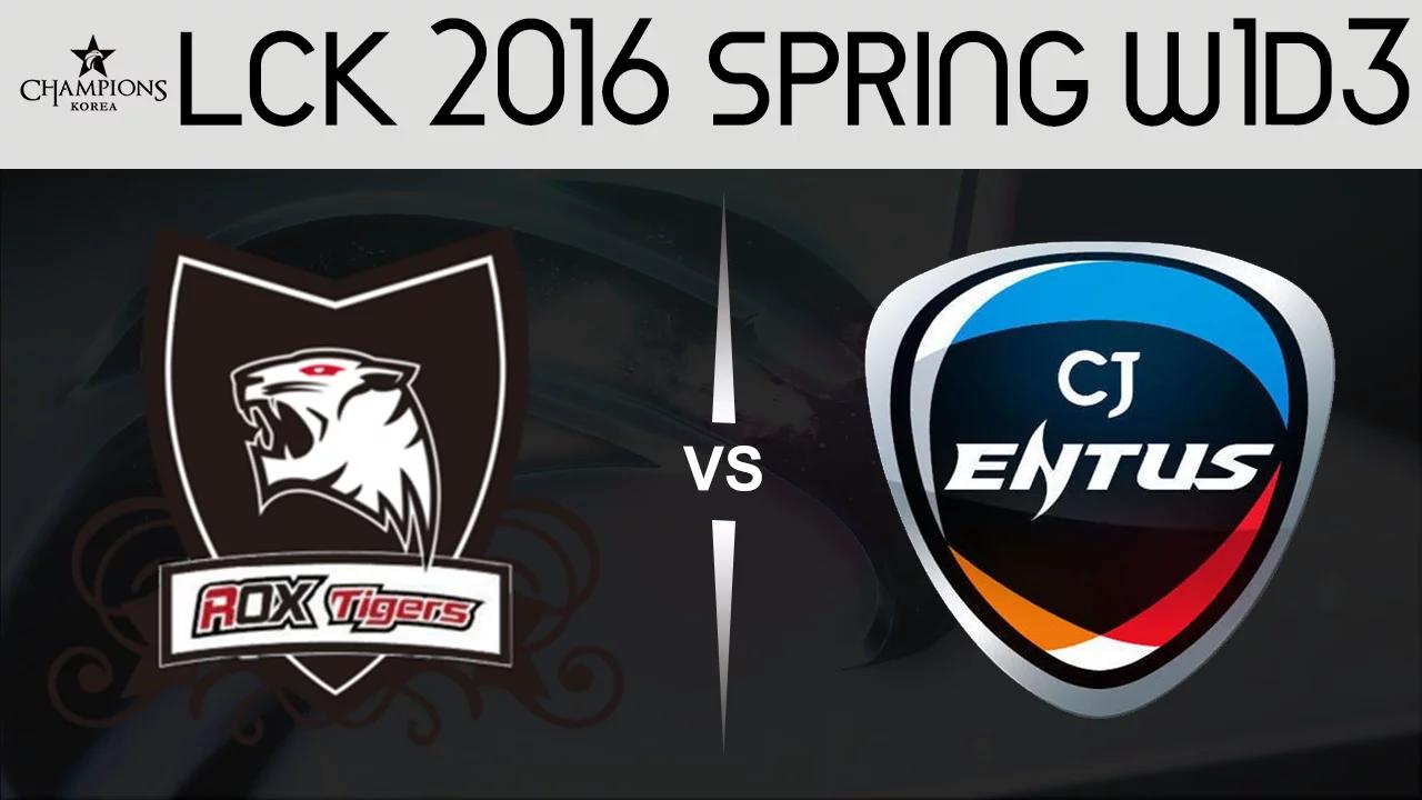 ROX vs CJ Game 2 Highlights LCK Champions 2016 Spring W1D3 ROX Tigers vs CJ Entus thumbnail