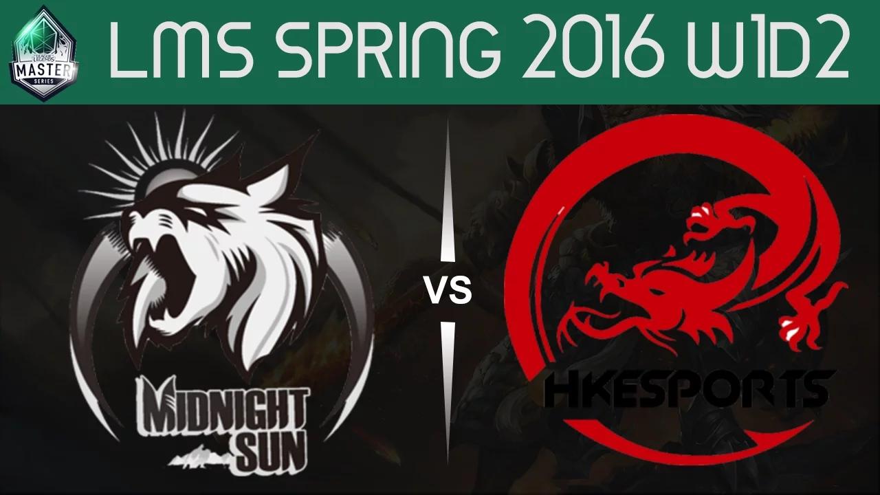 MSE vs HKE Game 1 Highlights LMS Spring 2016 W1D2 Midnight Sun vs HongKong Esports thumbnail