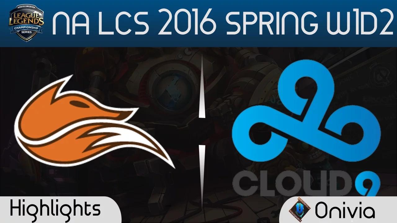 FOX vs C9 Game highlights NA LCS Spring 2016 W1D2 Echo Fox vs Cloud9 thumbnail