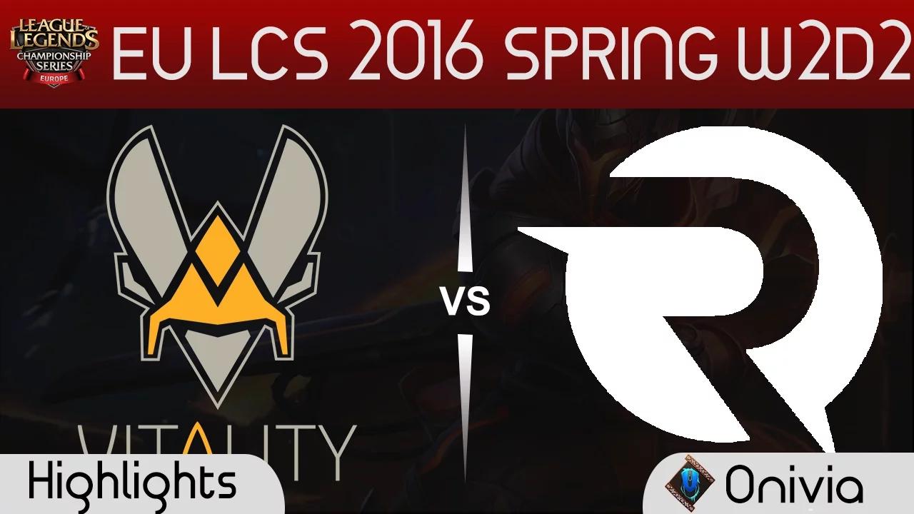 VIT vs OG Game highlights EU LCS Spring 2016 W2D2 Vitality vs Origen thumbnail