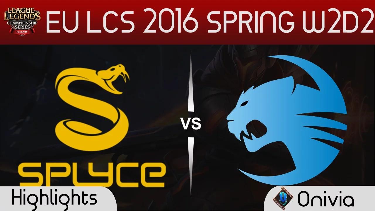 SPY vs ROC highlights EU LCS Spring 2016 W2D2 Splyce vs Roccat thumbnail