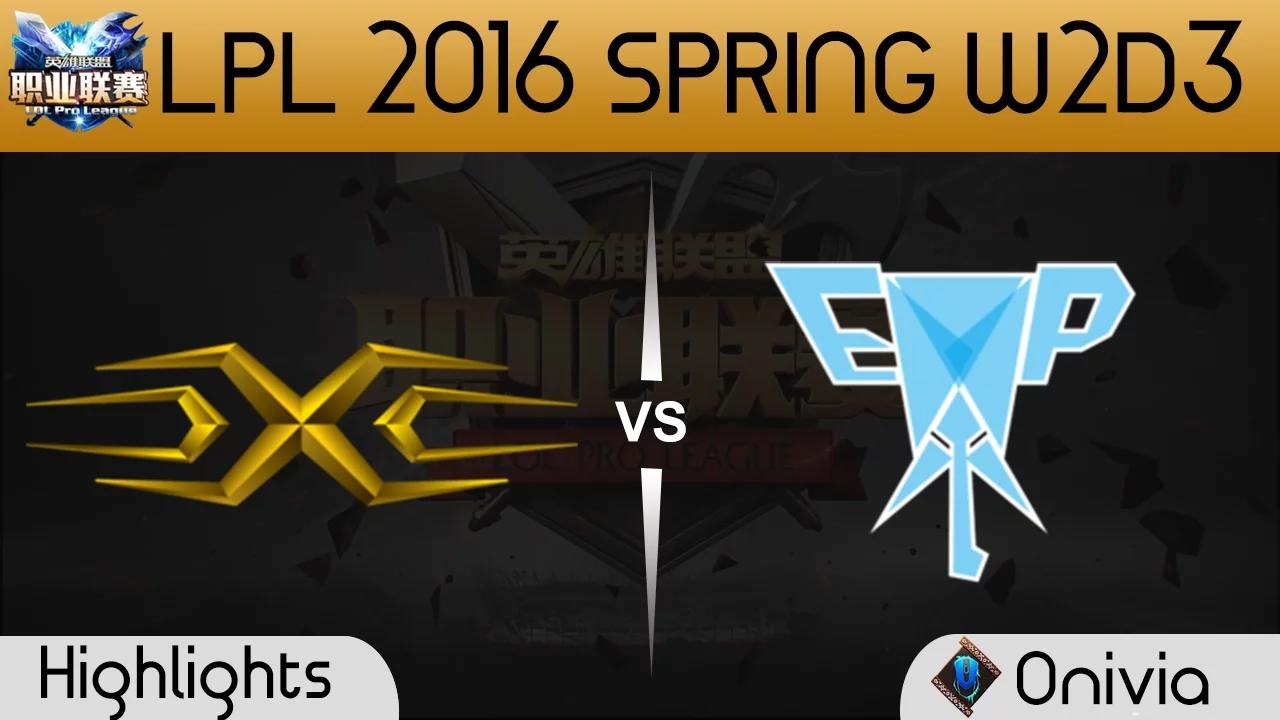 SS vs EPA Game 2 highlights Tencent LPL LoL Pro League 2016 W2D3 Snake vs Energy Pacemaker All thumbnail