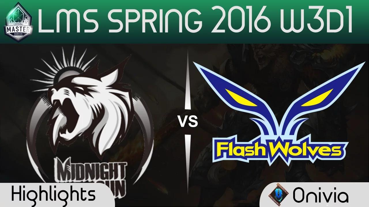 MSE vs FW Game 1 Highlights LMS Spring 2016 W3D1 Midnight Sun vs Flash Wolves thumbnail