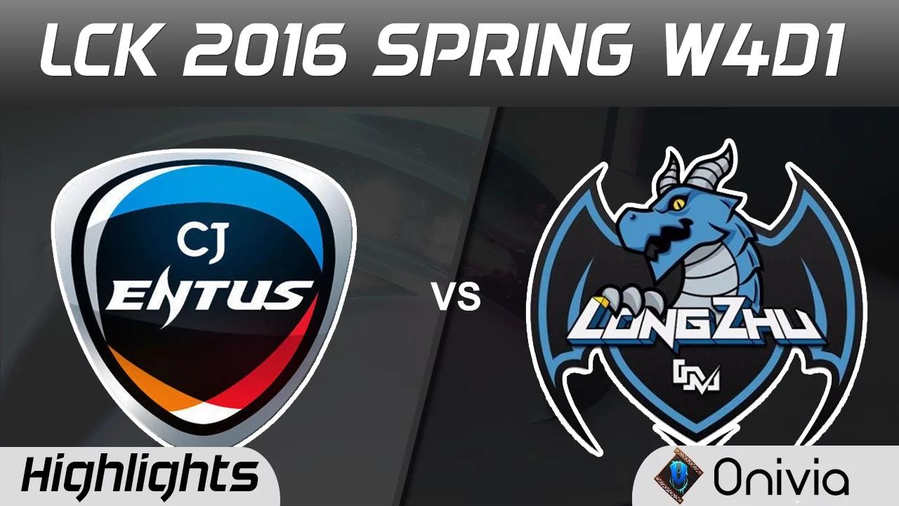 CJ vs LZ Game 2 Highlights LCK Champions 2016 Spring W4D1 CJ Entus vs Longzhu Gaming thumbnail