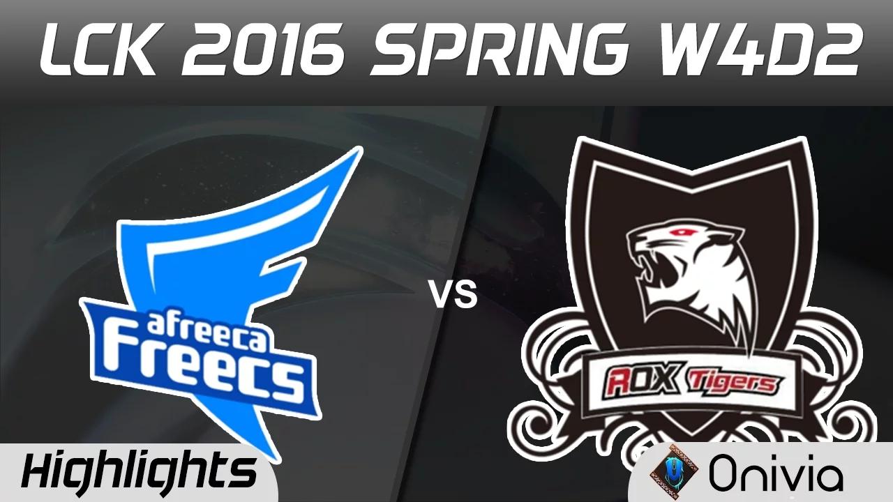 AFS vs ROX Game 1 Highlights LCK Champions 2016 Spring W4D2 Afreeca vs ROX Tigers thumbnail