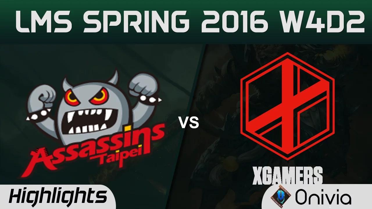 TPA vs XG Game 1 Highlights LMS Spring 2016 W4D2 Taipei Assasins vs xGamers thumbnail