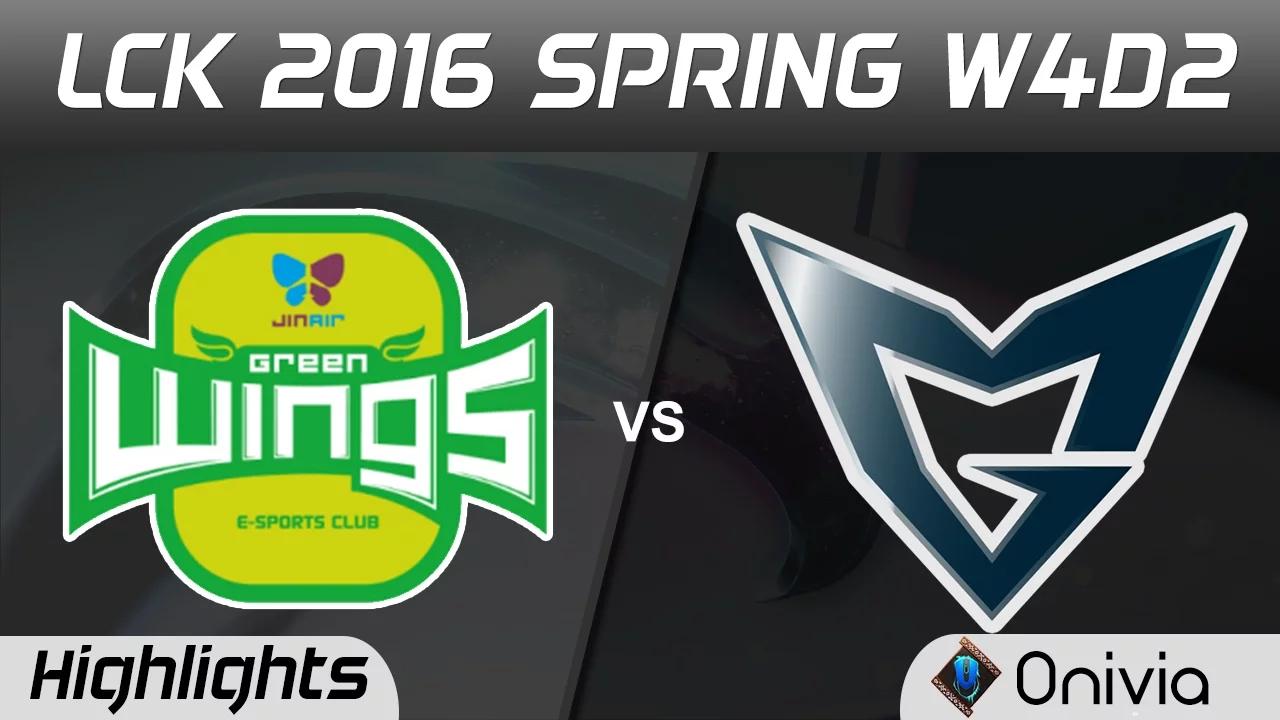 JAG vs SSG Game 2 Highlights LCK Champions 2016 Spring W4D3 JinAir Green Wings vs Samsung thumbnail