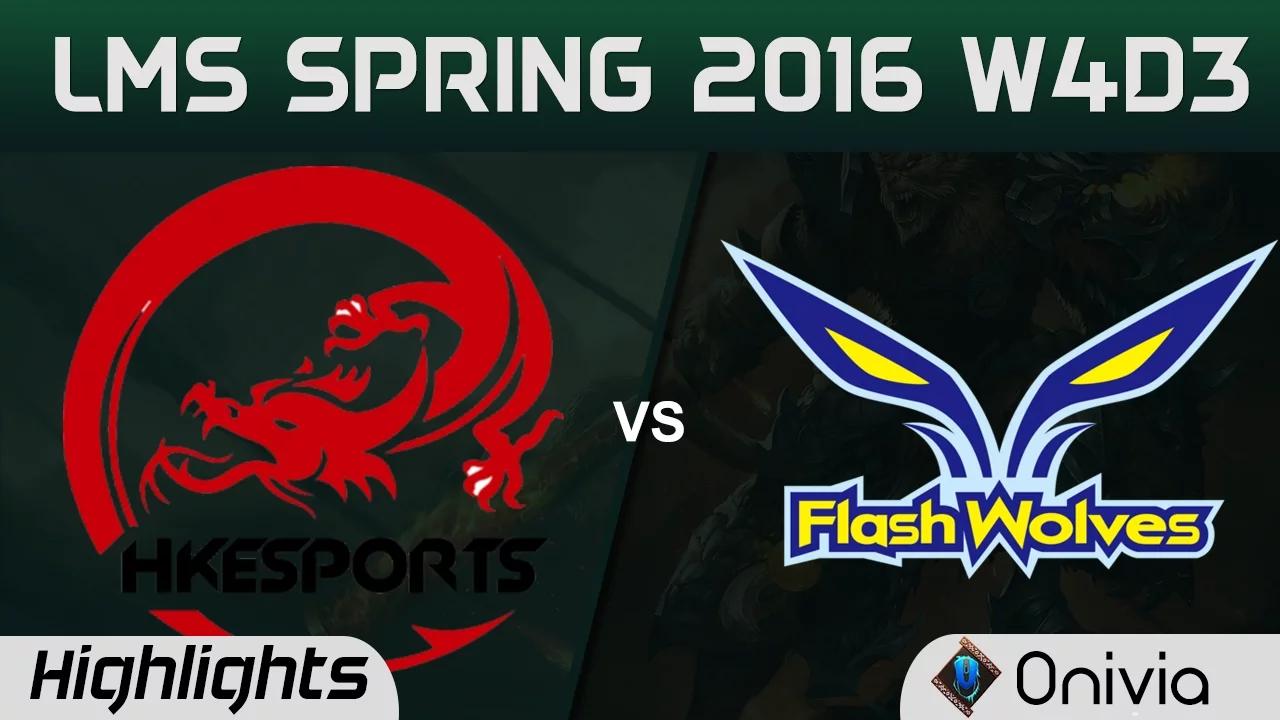 HKE vs FW Game 1 Highlights LMS Spring 2016 W4D3 Hong Kong Esports vs Flash Folves thumbnail