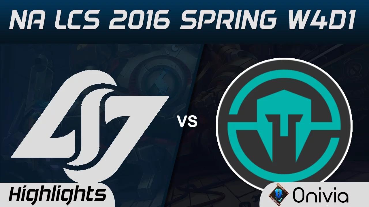 CLG vs IMT highlights NA LCS Spring 2016 W4D1 Counter Logic Gaming Vs Immortals thumbnail