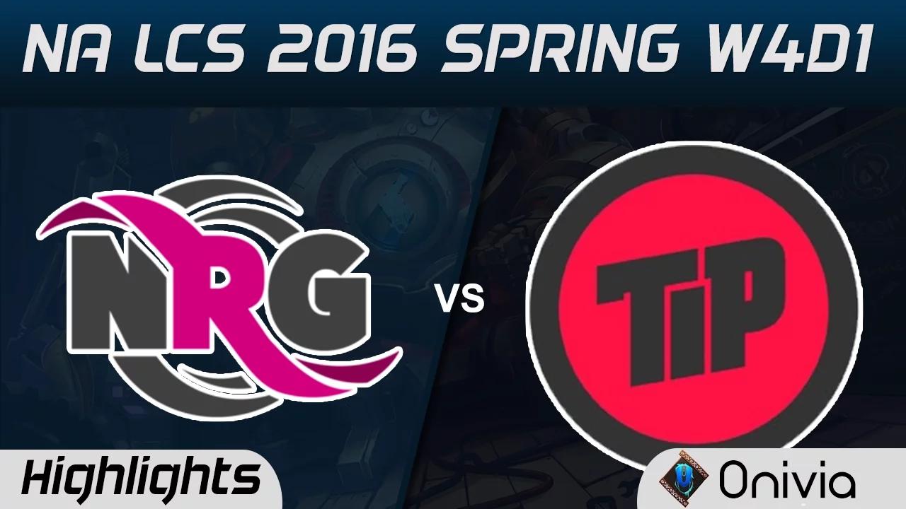 NRG vs TIP highlights NA LCS Spring 2016 W4D1 Energy vs Team Impulse thumbnail