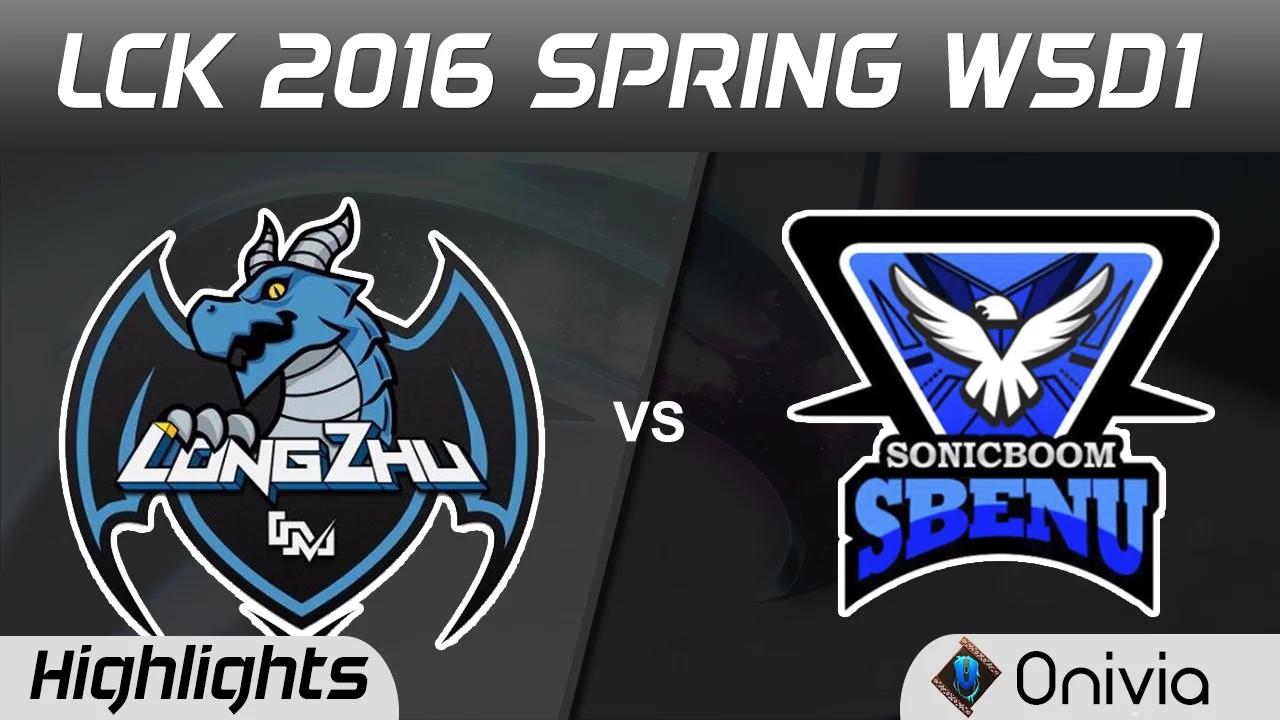 LZ vs SSB Game 1 Highlights LCK Champions 2016 Spring W5D1 Longzhu vs SBENU thumbnail