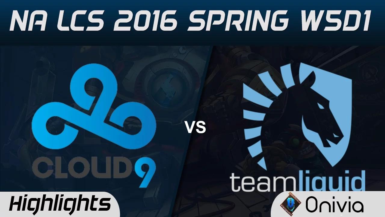 C9 vs TL highlights NA LCS Spring 2016 W5D1 Cloud9 vs Team Liquid thumbnail