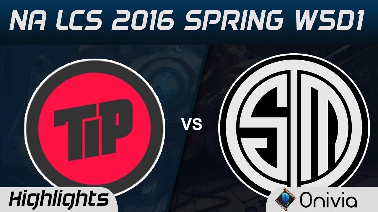 TIP vs TSM highlights NA LCS Spring 2016 W5D1 Team Impulse vs Team Solo Mid thumbnail