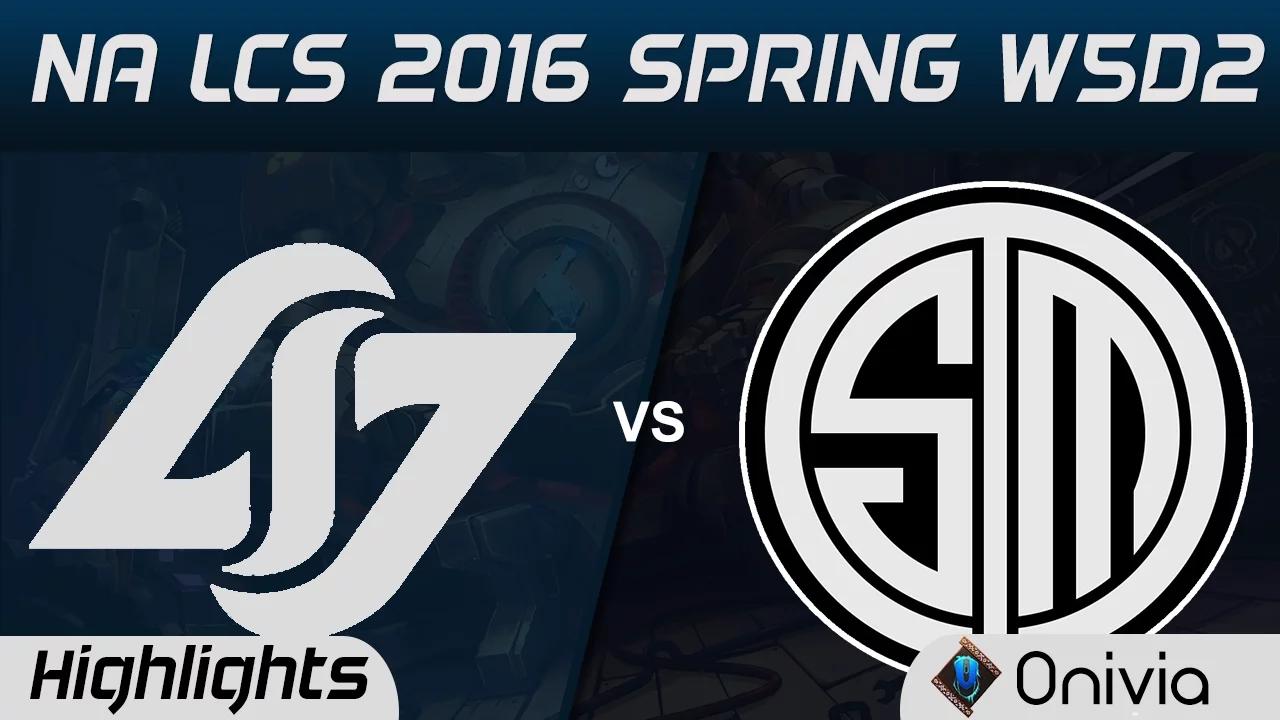 CLG vs TSM highlights NA LCS Spring 2016 W5D2 Counter Logic Gaming vs Team Solo Mid thumbnail